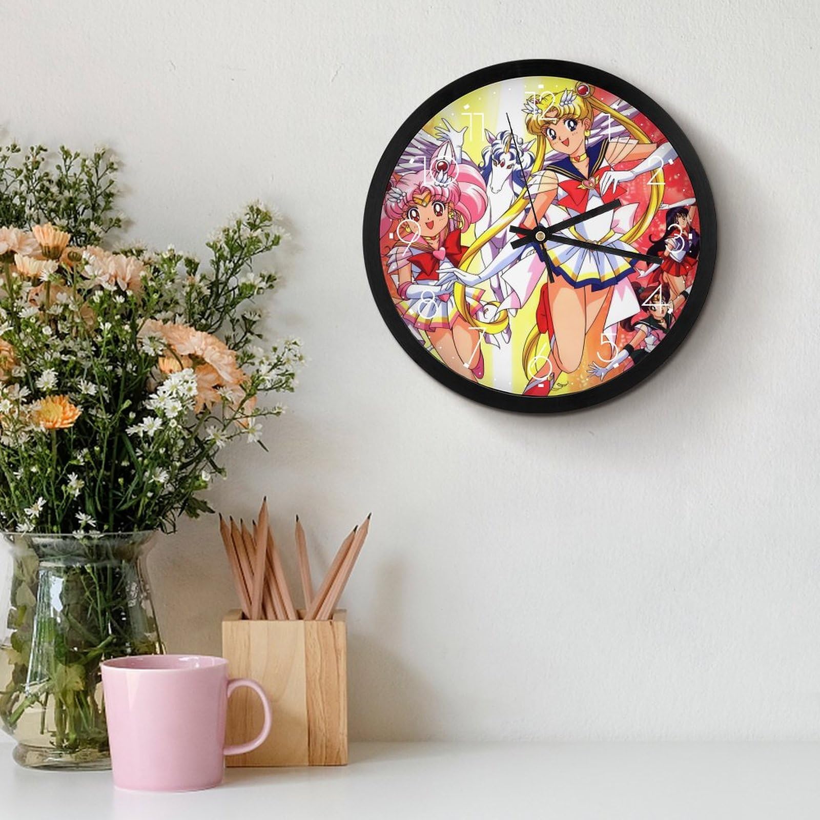 Amazon.co.jp: 美少女戦士セーラームーン 掛け時計ファッション石英